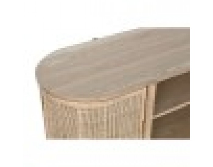 ТВ шкаф Home ESPRIT Естествен каучук 120 x 43,5 x 60 cm
