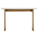 Console Home ESPRIT Бял Кафяв Мрамор Дърво манго 120 x 38 x 77 cm
