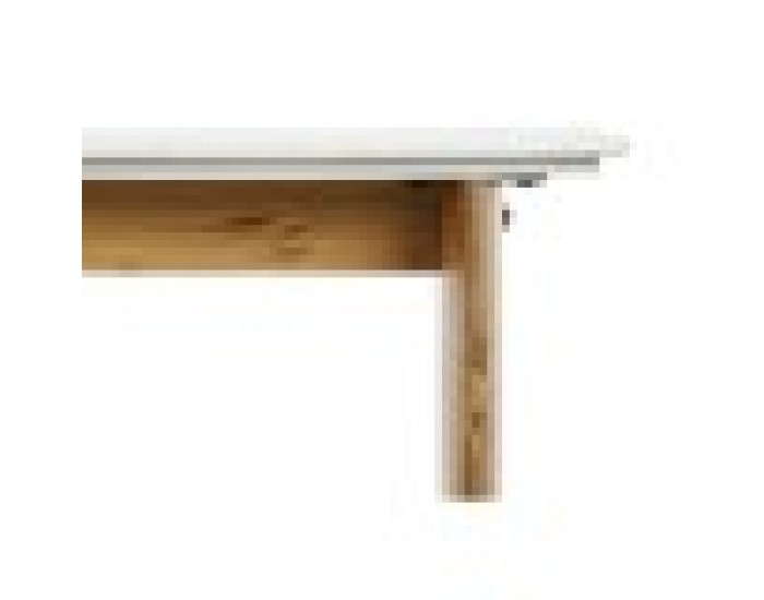 Console Home ESPRIT Бял Кафяв Мрамор Дърво манго 120 x 38 x 77 cm
