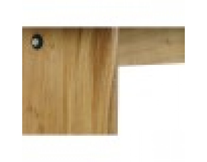 Console Home ESPRIT Бял Кафяв Мрамор Дърво манго 120 x 38 x 77 cm