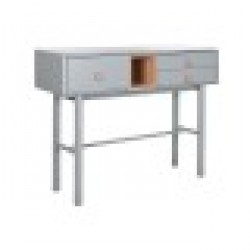 Console Home ESPRIT Син Сив Дървен MDF 120 x 35 x 90 cm - Măsuțe de living