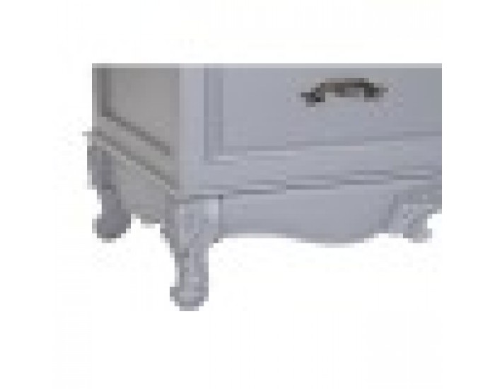ТВ шкаф DKD Home Decor Дърво от пауловния Дървен MDF Сив Естествен 120 x 40 x 56.5 cm 120 x 40 x 56,5 cm