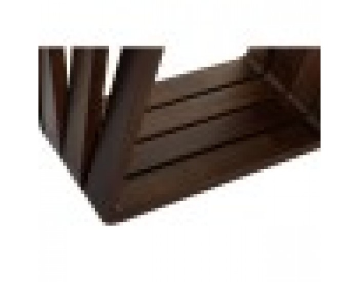 Помощна маса DKD Home Decor Кристал Кафяв Прозрачен Oрех 145 x 45 x 75 cm