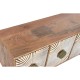 ТВ шкаф Home ESPRIT Златен Естествен Дървен 145 x 40 x 60 cm