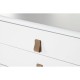 Конзола Home ESPRIT Жълт Бял Дървен MDF 120 x 35 x 90 cm