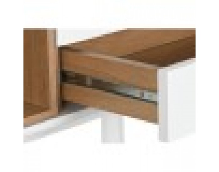 Конзола Home ESPRIT Жълт Бял Дървен MDF 120 x 35 x 90 cm
