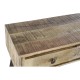 Конзола DKD Home Decor, Черен, Метал, Дърво манго, 130 x 40 x 89 cm