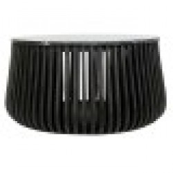 Помощна маса DKD Home Decor Черен Мрамор 90 x 90 x 45 cm Дърво манго - Dkd home decor