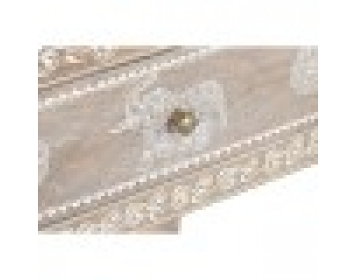 Конзола DKD Home Decor Естествен Дърво манго Огледало 117 x 40 x 76 cm