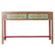 Конзола DKD Home Decor Огледало Многоцветен Акрилен Дърво манго (117 x 40 x 76 cm)