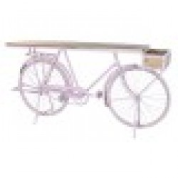 Конзола DKD Home Decor Колело 180 x 41 x 94 cm Светло розово Желязо Дърво манго - Dkd home decor