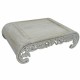 Помощна маса DKD Home Decor Бял Дървен Дърво манго 121 x 83,80 x 35,50 cm 121 x 83,8 x 35,5 cm
