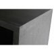 ТВ шкаф DKD Home Decor, Черен, Pатан, Дърво манго, 145,5 x 40,5 x 60 cm