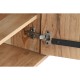 ТВ шкаф Home ESPRIT Кафяв Черен Метал Aкациево дърво 145 x 40 x 52 cm