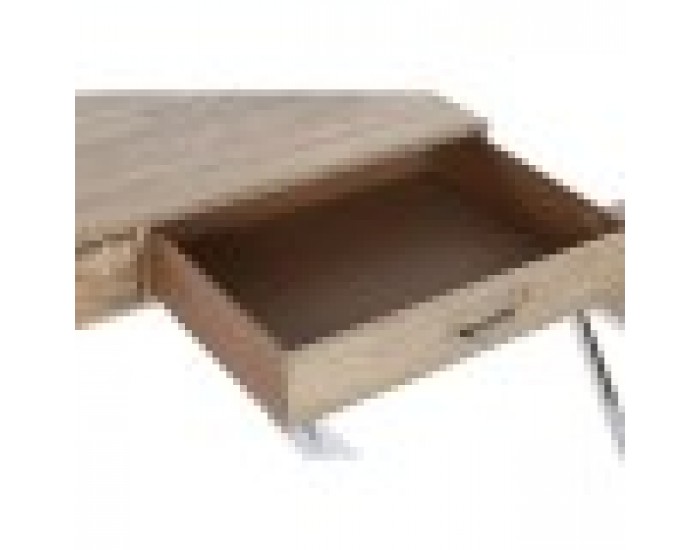 Мебелен комплект Home ESPRIT Кафяв Сребрист Стомана Дърво манго 110 x 40 x 76 cm (3 Части)