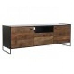 ТВ шкаф DKD Home Decor 144,5 x 40 x 51 cm Черен Оранжев Рециклирано дърво Бор - Dkd home decor