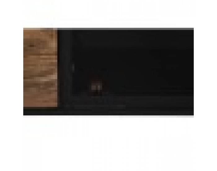 ТВ шкаф DKD Home Decor 144,5 x 40 x 51 cm Черен Оранжев Рециклирано дърво Бор