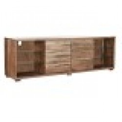 ТВ шкаф DKD Home Decor Кафяв Кристал Aкациево дърво - Dkd home decor