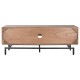 ТВ шкаф Home ESPRIT Кафяв Метал Aкациево дърво 148 x 45 x 55 cm