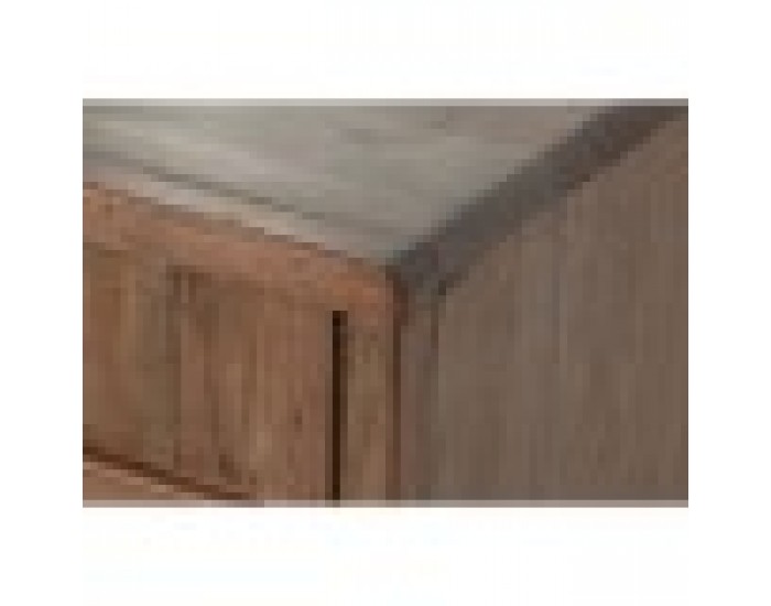 ТВ шкаф Home ESPRIT Кафяв Метал Aкациево дърво 148 x 45 x 55 cm