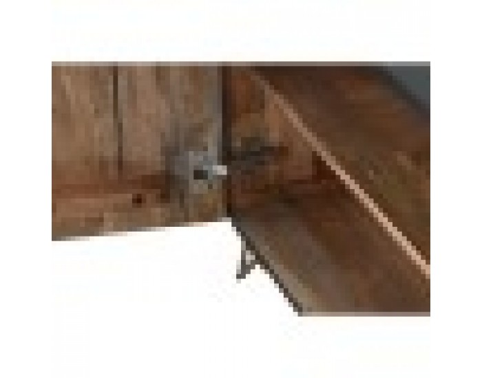ТВ шкаф Home ESPRIT Черен Метал Дърво манго 160 x 40 x 50 cm