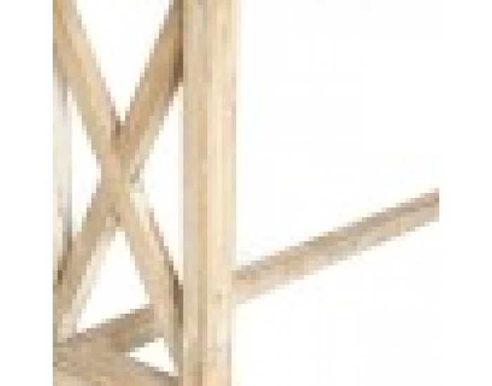 Конзола DKD Home Decor MB-172724 184,5 x 48 x 86 cm Бял Светло кафяв Бор