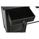 Бюро DKD Home Decor Черен Метал Кристал 120 x 50 x 80 cm