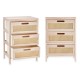 Скрин GiftDecor Rattan Естествен 40 x 58 x 29 cm 3 чекмеджета