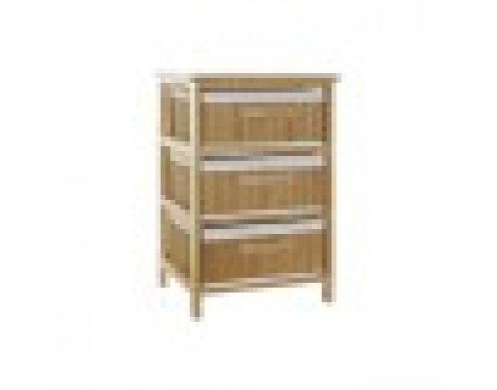 Скрин DKD Home Decor Естествен Бамбук Дърво от пауловния 42 x 32 x 63 cm