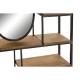 Лавица DKD Home Decor 39,5 x 13,5 x 60 cm Метал Дървен MDF