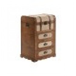 Скрин Home ESPRIT Кафяв Бежов Alpino 45 x 35 x 71,5 cm - Home esprit