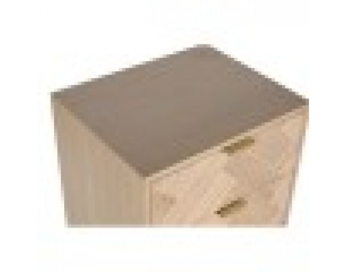 Скрин Home ESPRIT Естествен Дърво от пауловния Дървен MDF 42 x 34 x 101 cm