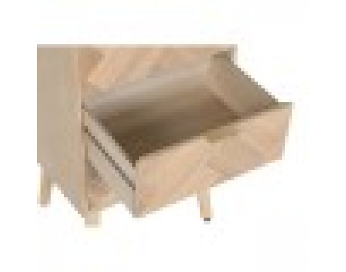 Скрин Home ESPRIT Естествен Дърво от пауловния Дървен MDF 42 x 34 x 101 cm