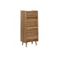 Скрин Home ESPRIT Кафяв Aкациево дърво Дървен MDF 40 x 30 x 104,5 cm