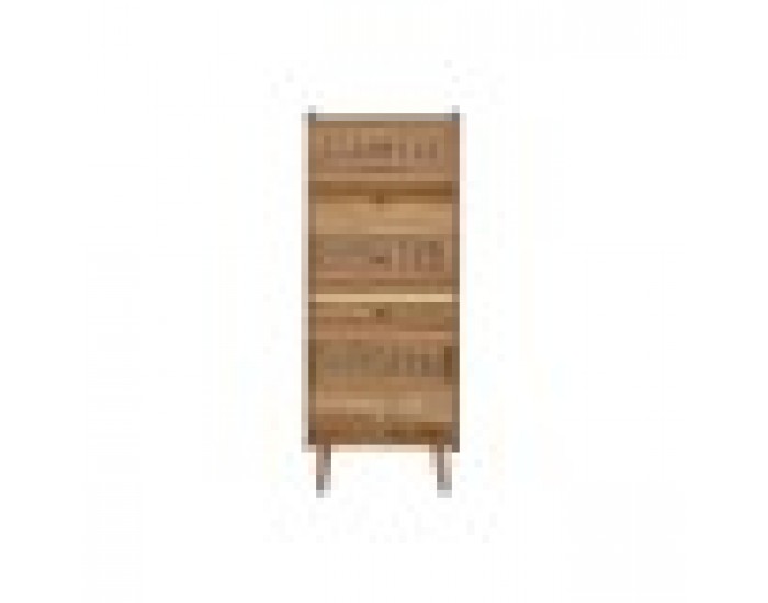 Скрин Home ESPRIT Кафяв Aкациево дърво Дървен MDF 40 x 30 x 104,5 cm