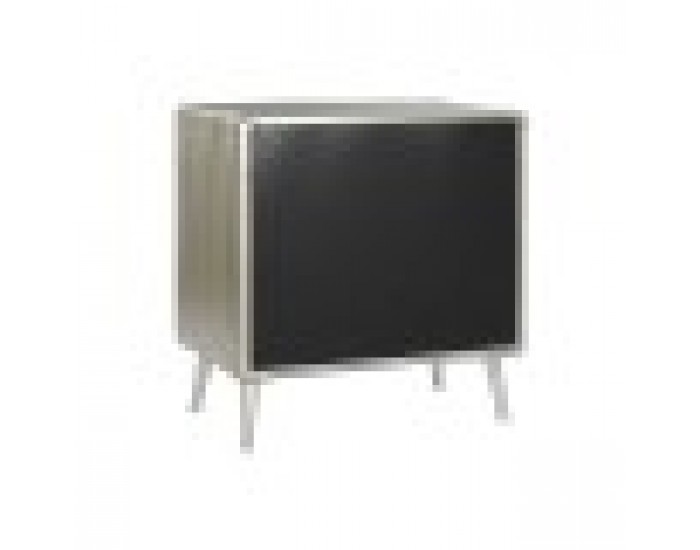 Скрин Home ESPRIT Сребрист Метал Дървен MDF Vintage 80 x 39 x 82 cm