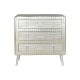Скрин Home ESPRIT Сребрист Метал Дървен MDF Vintage 80 x 39 x 82 cm
