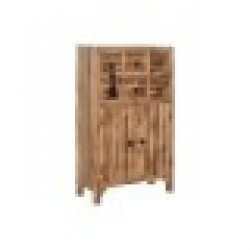 Скрин Home ESPRIT Черен Естествен Ела Дървен MDF Ориенталски 63 x 27 x 101 cm - Home esprit