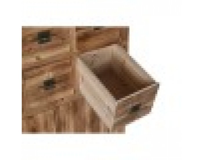 Скрин Home ESPRIT Черен Естествен Ела Дървен MDF Ориенталски 63 x 27 x 101 cm