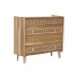 Скрин Home ESPRIT Кафяв Aкациево дърво Дървен MDF 80 x 34 x 75 cm - Home esprit