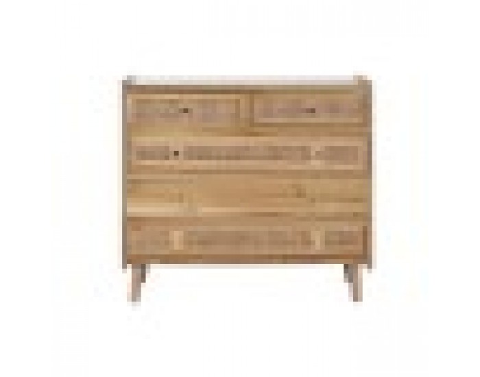 Скрин Home ESPRIT Кафяв Aкациево дърво Дървен MDF 80 x 34 x 75 cm