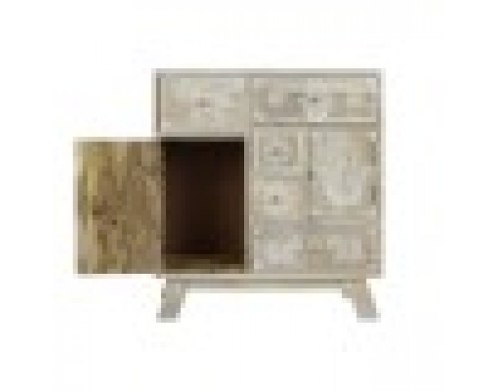 Скрин DKD Home Decor 61 x 33,5 x 68,5 cm Естествен Дърво манго