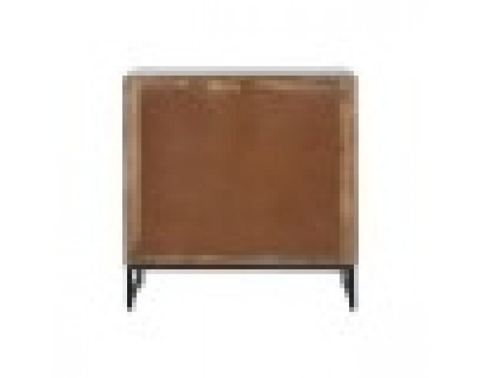 Скрин Home ESPRIT Кафяв Черен Сребрист Дърво манго Огледало Индианец 80 x 38 x 80 cm
