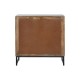 Скрин Home ESPRIT Кафяв Черен Сребрист Дърво манго Огледало Индианец 80 x 38 x 80 cm
