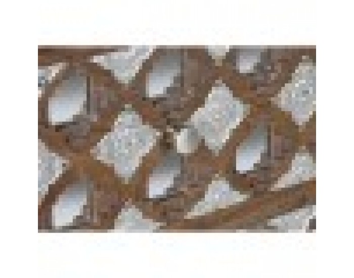 Скрин Home ESPRIT Кафяв Черен Сребрист Дърво манго Огледало Индианец 80 x 38 x 80 cm