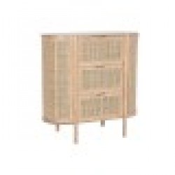 Скрин Home ESPRIT Естествен каучук Модерен 80 x 39 x 80 cm - Home esprit