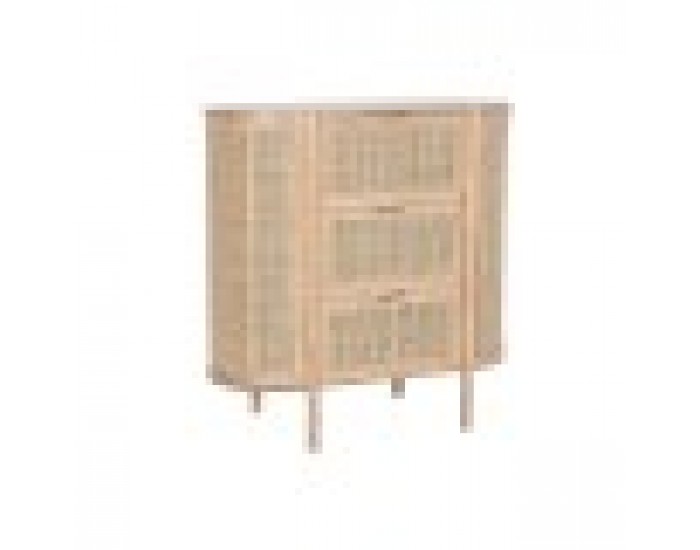 Скрин Home ESPRIT Естествен каучук Модерен 80 x 39 x 80 cm