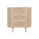 Скрин Home ESPRIT Естествен каучук Модерен 80 x 39 x 80 cm