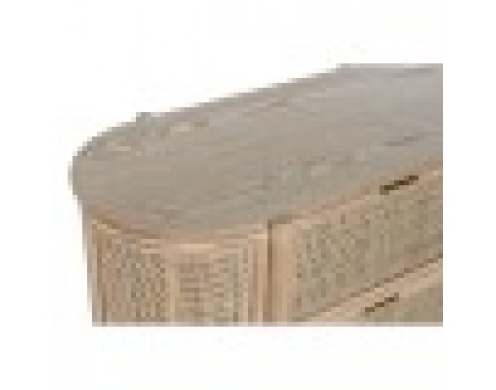 Скрин Home ESPRIT Естествен каучук Модерен 80 x 39 x 80 cm