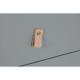 Скрин Home ESPRIT Син Сив полипропилен Дървен MDF 80 x 40 x 117 cm